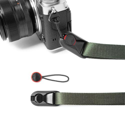 Leash Camera Strap in Sage Green Product Image (Secondary Image 1)