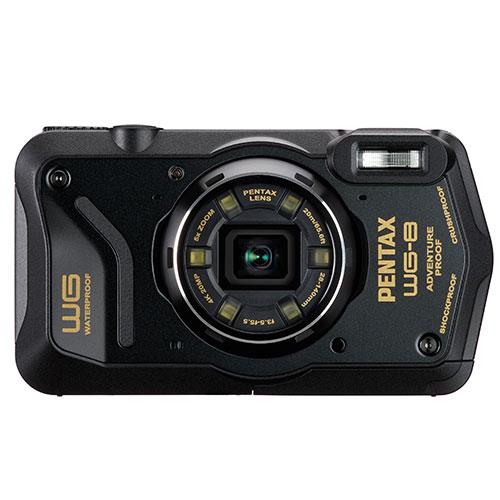 WG-8 Digital Camera in Black Product Image (Primary)