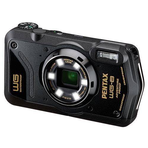 WG-8 Digital Camera in Black Product Image (Secondary Image 2)