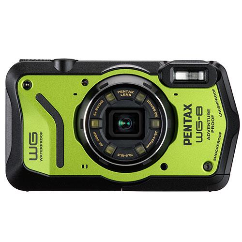 WG-8 Digital Camera in Green Product Image (Primary)