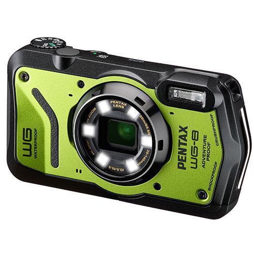 WG-8 Digital Camera in Green Product Image (Secondary Image 2)