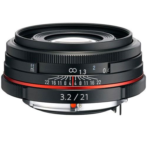 HD DA 21mm F3.2 AL Black Lens Product Image (Primary)