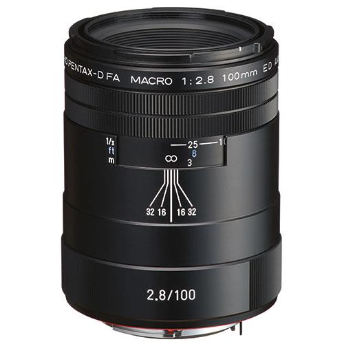 HD DFA 100mm Macro F2.8 ED AW Lens in Black Product Image (Primary)