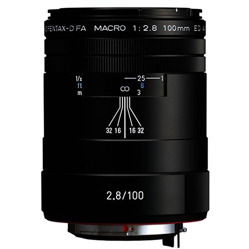 HD DFA 100mm Macro F2.8 ED AW Lens in Black Product Image (Secondary Image 1)