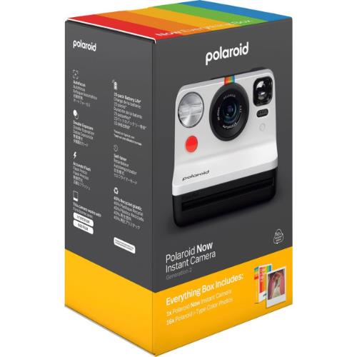 Buy Polaroid Now Everything Box Generation 2 Instant Camera Black and White  - Jessops