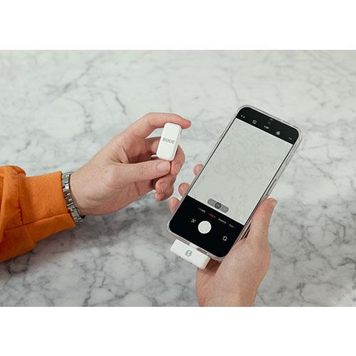 Buy Rode Wireless Micro Microphone USB-C in White - Jessops