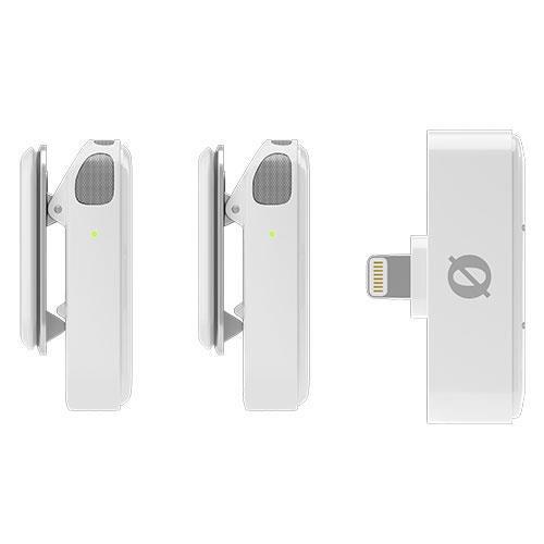 Wireless Micro Microphone Lightning in White - Open Box Product Image (Secondary Image 1)