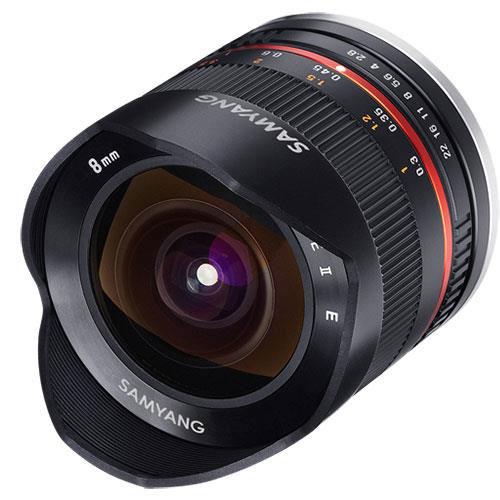 8mm f2.8 UMC Fish-eye II Lens in Black - Fujifilm X Mount Product Image (Secondary Image 1)