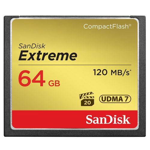 EXTREME CF 64GB 120MB/S UDMA7 Product Image (Primary)