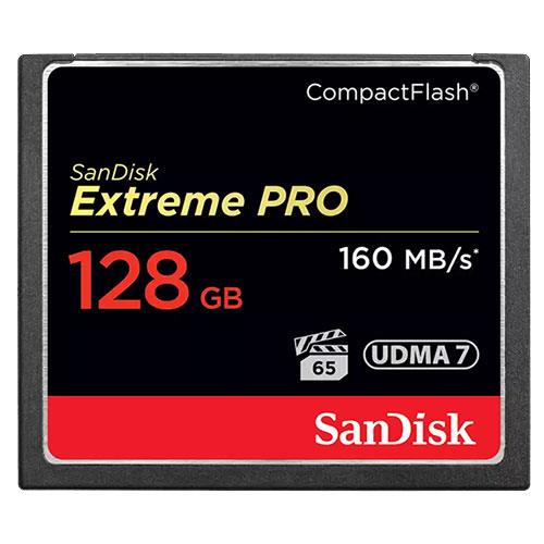 Extreme Pro CompactFlash 128GB 160MB/s Memory Card Product Image (Primary)