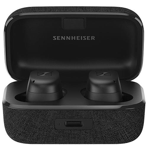 Momentum True Wireless 3 Earbuds in Black Product Image (Primary)