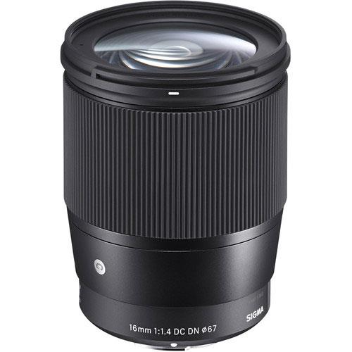 Sigma 16mm f/1.4 DC DN Contemporary Lens for Sony E-Mount Product Image (Primary)