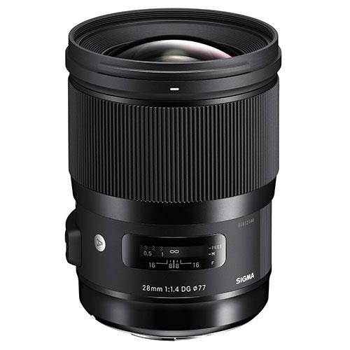 Buy Sigma 28mm f/1.4 DG HSM Art Lens - Canon EF - Jessops