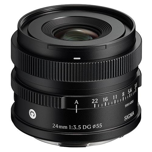 24mm F3.5 DG Contemporary Lens in Black - L-Mount Product Image (Primary)