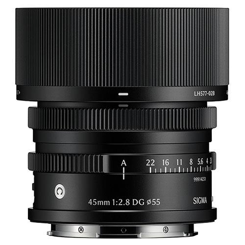 45mm F2.8 DG Contemporary Lens in Black - L-Mount  Product Image (Secondary Image 1)