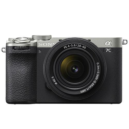 a7C II Mirrorless Camera in Silver with FE 28-60mm F4-5.6 Lens Product Image (Primary)
