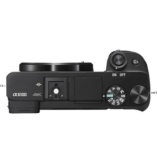 A6100 Mirrorless Camera Body in Black Product Image (Secondary Image 3)