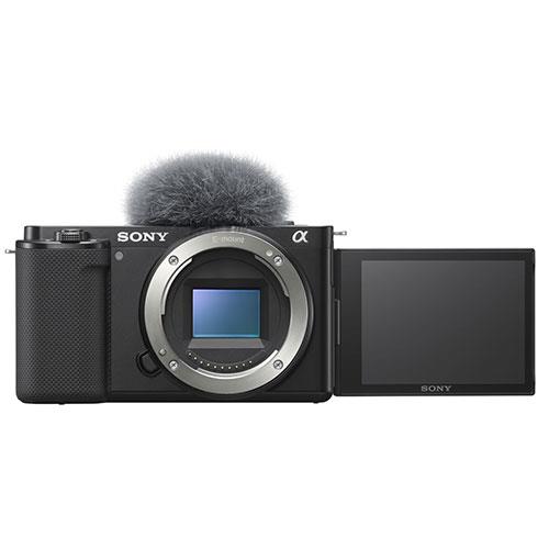 ZV-E10 Mirrorless Vlogger Camera Body in Black Product Image (Primary)
