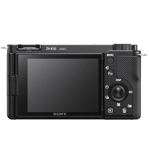 ZV-E10 Mirrorless Vlogger Camera Body in Black Product Image (Secondary Image 1)