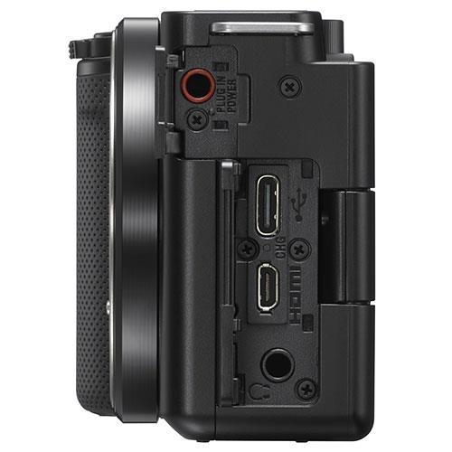 ZV-E10 Mirrorless Vlogger Camera Body in Black Product Image (Secondary Image 3)