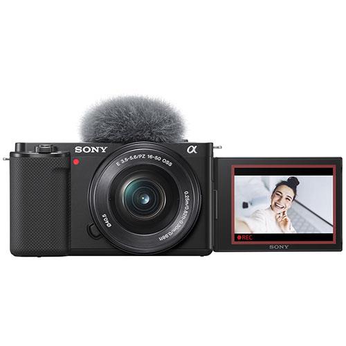 ZV-E10 Mirrorless Vlogger Camera with 16-50mm Power Zoom Lens Product Image (Primary)