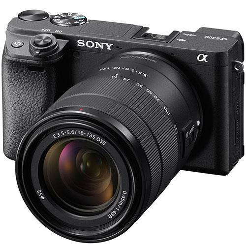 a6400 Mirrorless Camera in Black with 18-135mm Lens - New version Product Image (Secondary Image 1)