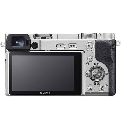 a6100 Mirrorless Camera in Silver with 16-50mm OSS II Lens - Open Box Product Image (Secondary Image 1)