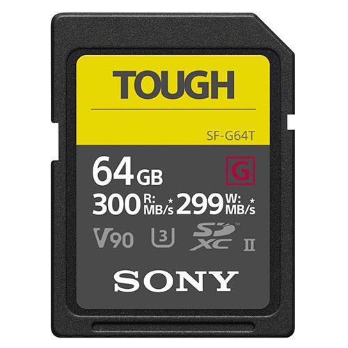 Tough 64GB SF-G SDXC V90 UHS-II Memory Card Product Image (Primary)