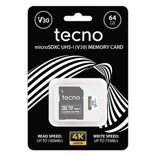 TECNO 64GB V30 MICROSD CARD Product Image (Secondary Image 1)