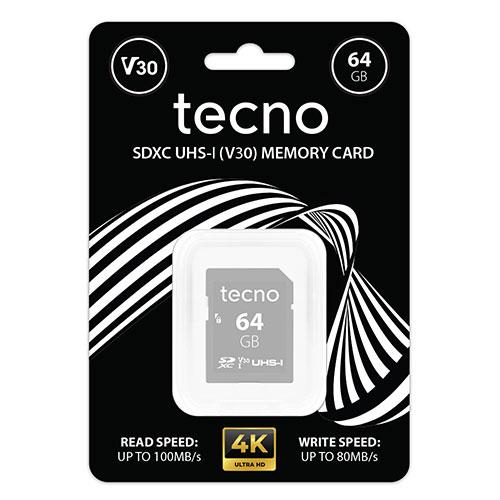 64GB V30 SDXC Memory Card Product Image (Secondary Image 1)
