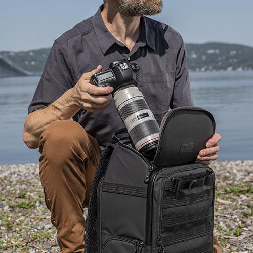 Axis v2 20L Backpack in Black Product Image (Secondary Image 3)