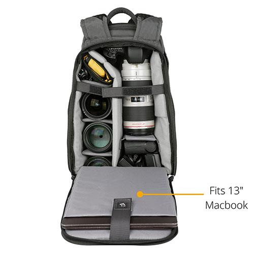 Veo Adaptor R44 BK Backpack in Black Product Image (Secondary Image 2)