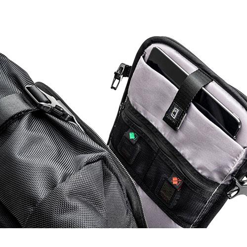 Veo Select 43RB Roll Top Backpack in Black Product Image (Secondary Image 4)