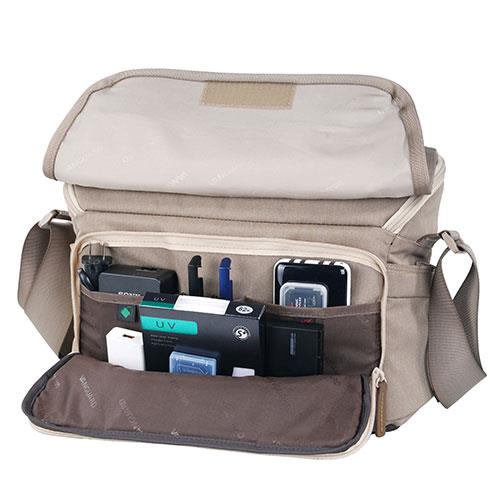Veo Range 32M Shoulder Bag in Stone Product Image (Secondary Image 2)