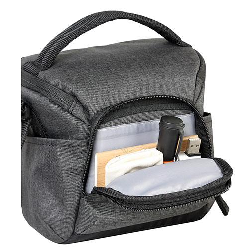 Vesta Aspire 15 Shoulder Bag in Grey Product Image (Secondary Image 2)