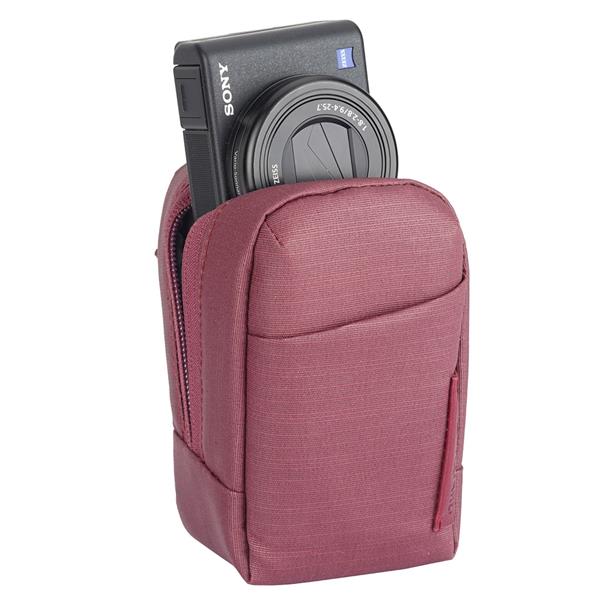 Veo Metro CP Small Compact Camera Bag in Burgundy Product Image (Secondary Image 3)