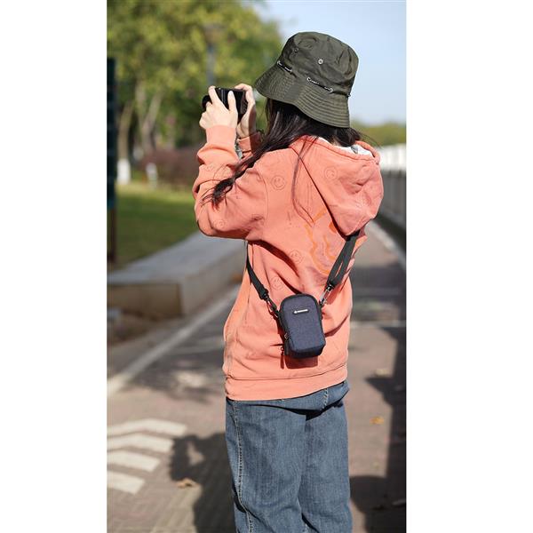 Vesta Aspire Small Compact Camera Bag in Grey Product Image (Secondary Image 4)