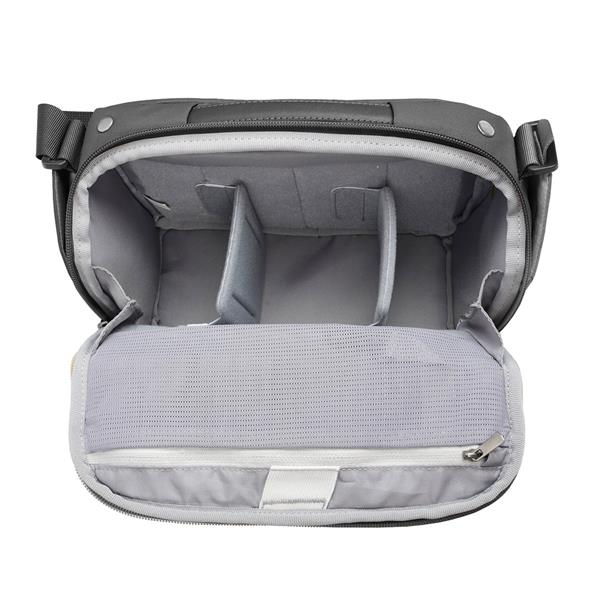 Veo Metro S4L 4 Litre Shoulder Bag in Black Product Image (Secondary Image 1)