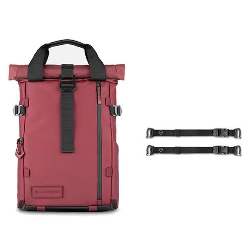 PRVKE 15 Backpack Photography Bundle V4 – Rhone Burgundy Product Image (Primary)