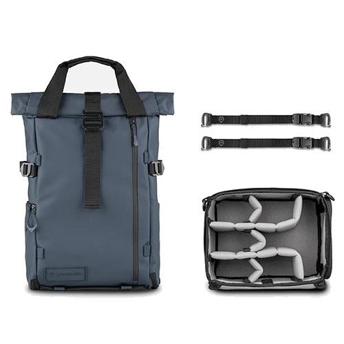 PRVKE 21 Backpack Photography Bundle V4 – Aegean Blue Product Image (Primary)