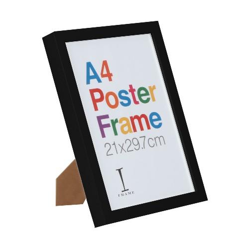 WIDD A4 Poster Frame Black Product Image (Secondary Image 1)