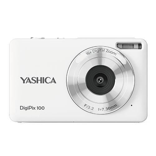 Digipix 100 Compact Camera in White Product Image (Primary)
