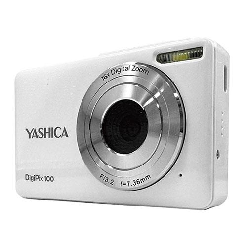Digipix 100 Compact Camera in White Product Image (Secondary Image 2)