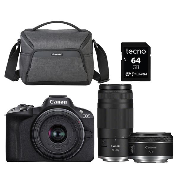 EOS R50 Triple Lens Starter Kit Product Image (Primary)