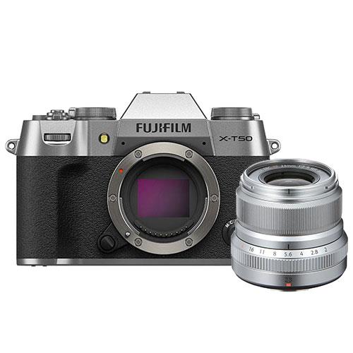 デジタルカメラ FUJIFILM X-T50 body + XF 23mm F2 R WR Buy Fujifilm X-T50 Mirrorless Camera Body in Silver with