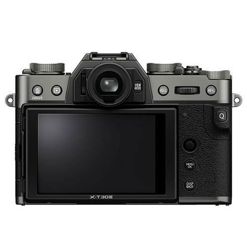 X-T30 III Mirrorless Camera Body in Charcoal Silver Twin Lens Kit Product Image (Secondary Image 2)