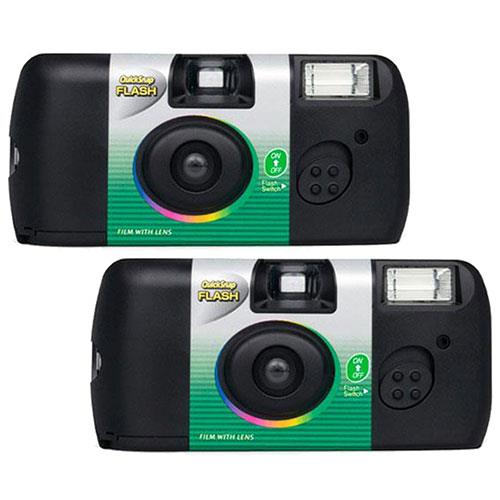 Quicksnap Flash 400 Single Use Camera Pack of 2 Product Image (Primary)