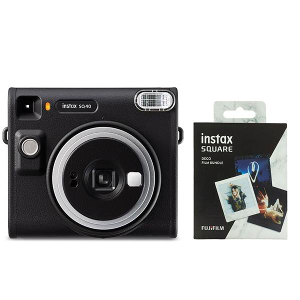 Square SQ40 Instant Camera with Square Deco Film Triple Pack  Product Image (Primary)