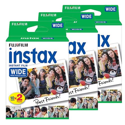 INSTAX 20 SHT WIDE FILM TRIPLE Product Image (Primary)