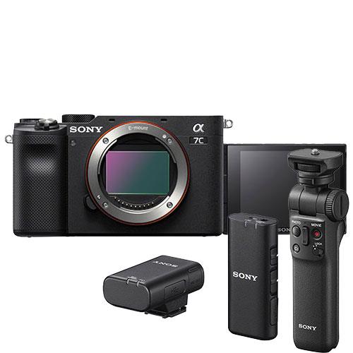 a7C Mirrorless Camera Body in Black Creator Kit Product Image (Primary)